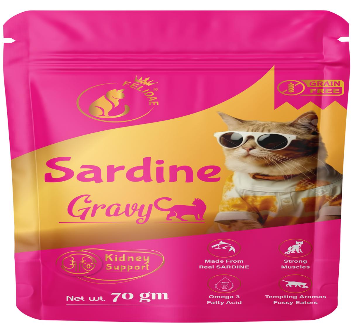 FELIDAE ADULT CAT SARDINE GRAVY